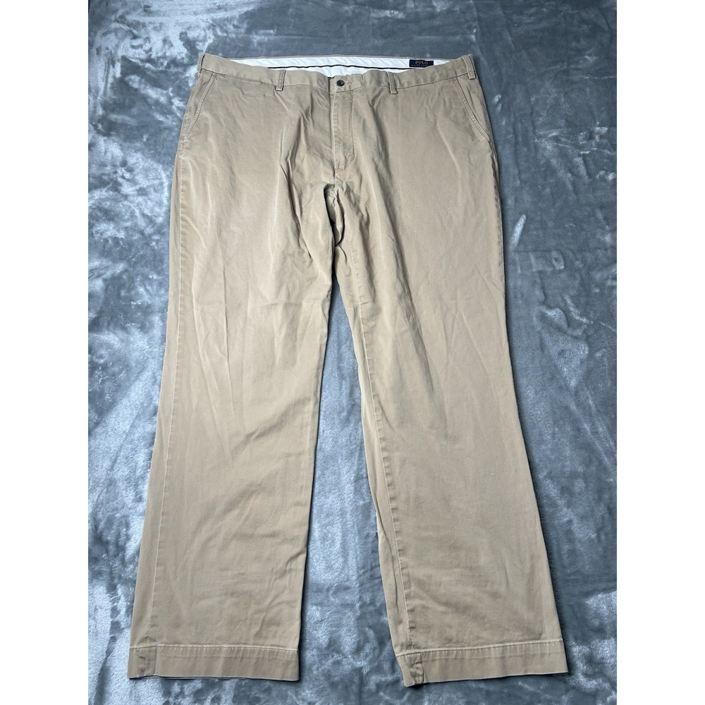 Polo Ralph Lauren Pants Men Size 46x31 Chino Bedford Straight Fit Classic Casual